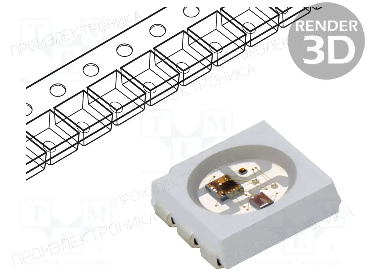 REFOND RF-SA28IS-AY1 — Светодиоды SMD цветные