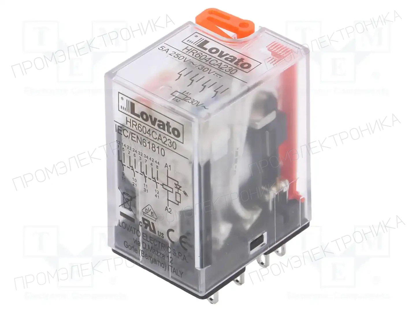 LOVATO ELECTRIC HR604CA230 — Реле электромагн. промышленные