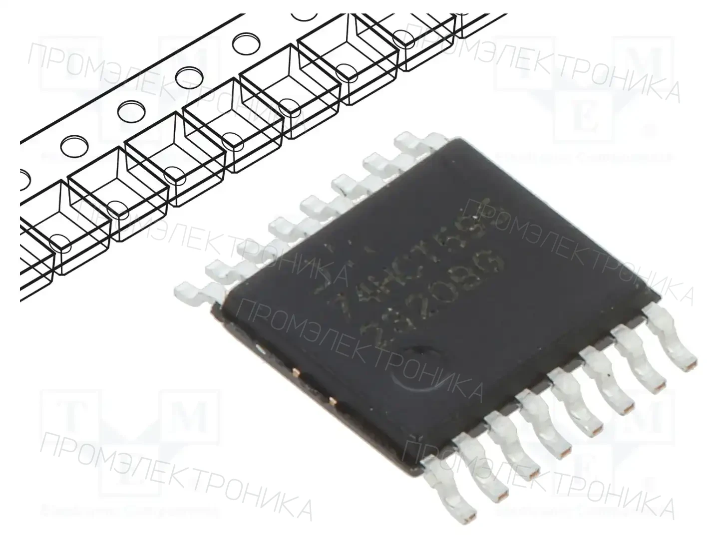 DIODES INCORPORATED 74HCT595T16-13 — Сдвигающие регистры