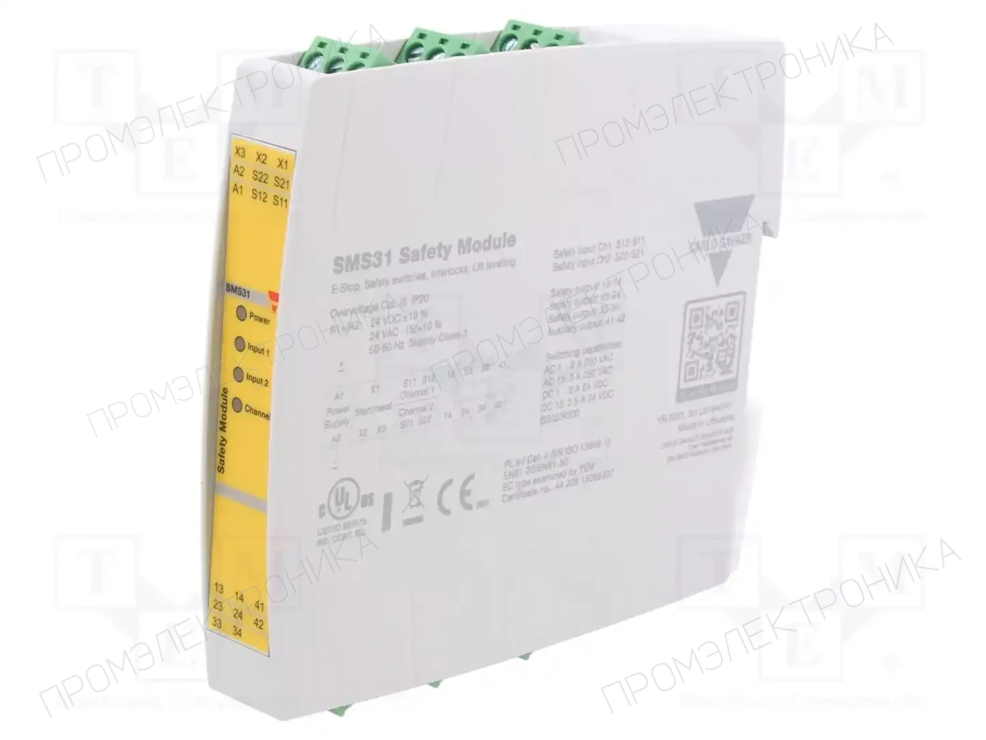 CARLO GAVAZZI SMS31 — Выключат. безопасности - мод. управления