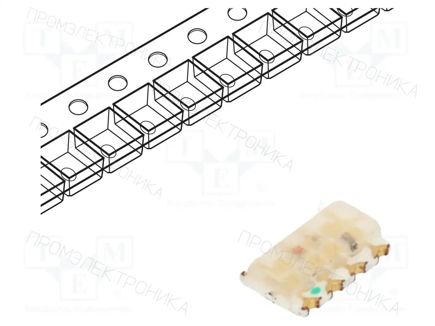 OPTOSUPPLY OS4B3020C1F — Светодиоды SMD цветные