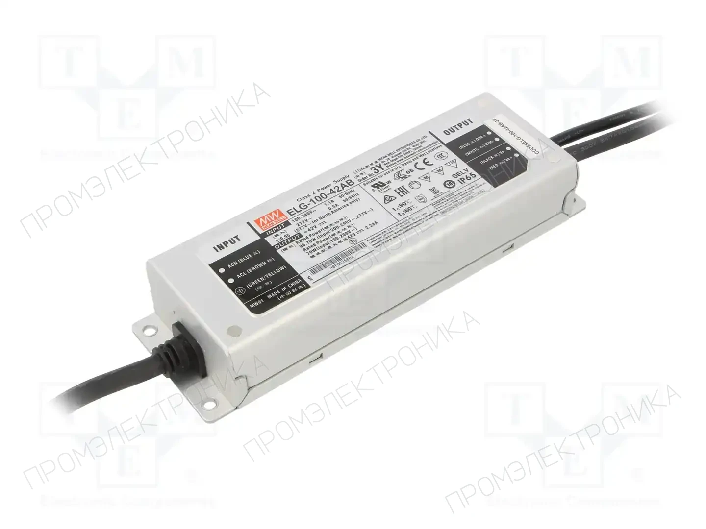 MEAN WELL ELG-100-42AB-3Y — Блоки питания для LED