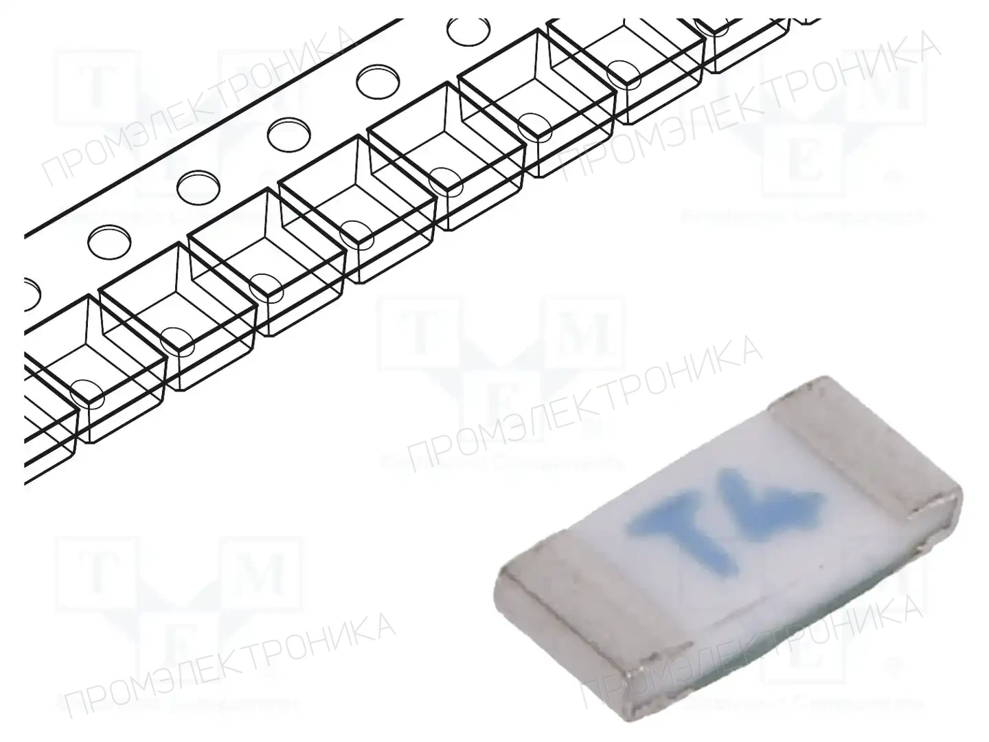 BEL FUSE 0685T4000-01 — Предохранители SMD 1206 медленные