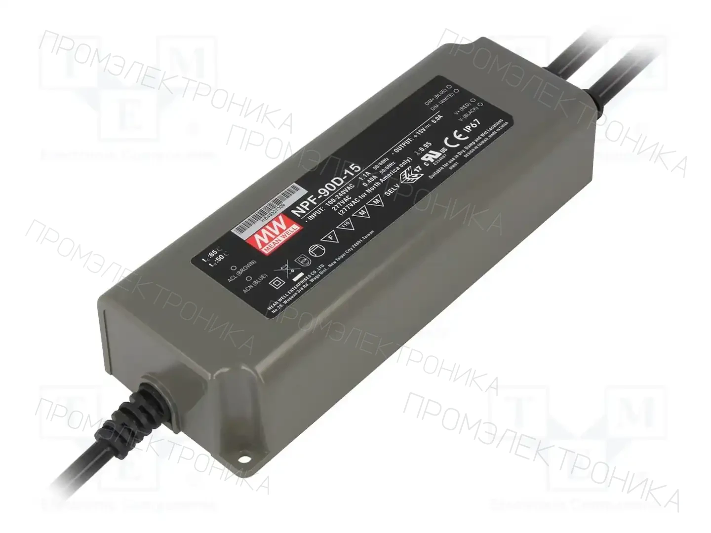 MEAN WELL NPF-90D-15 — Блоки питания для LED