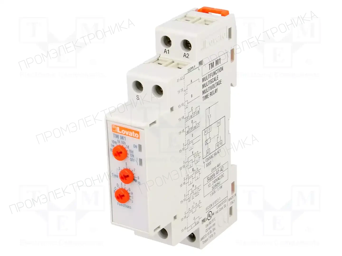 LOVATO ELECTRIC TMM1 — Временные аналоговые реле