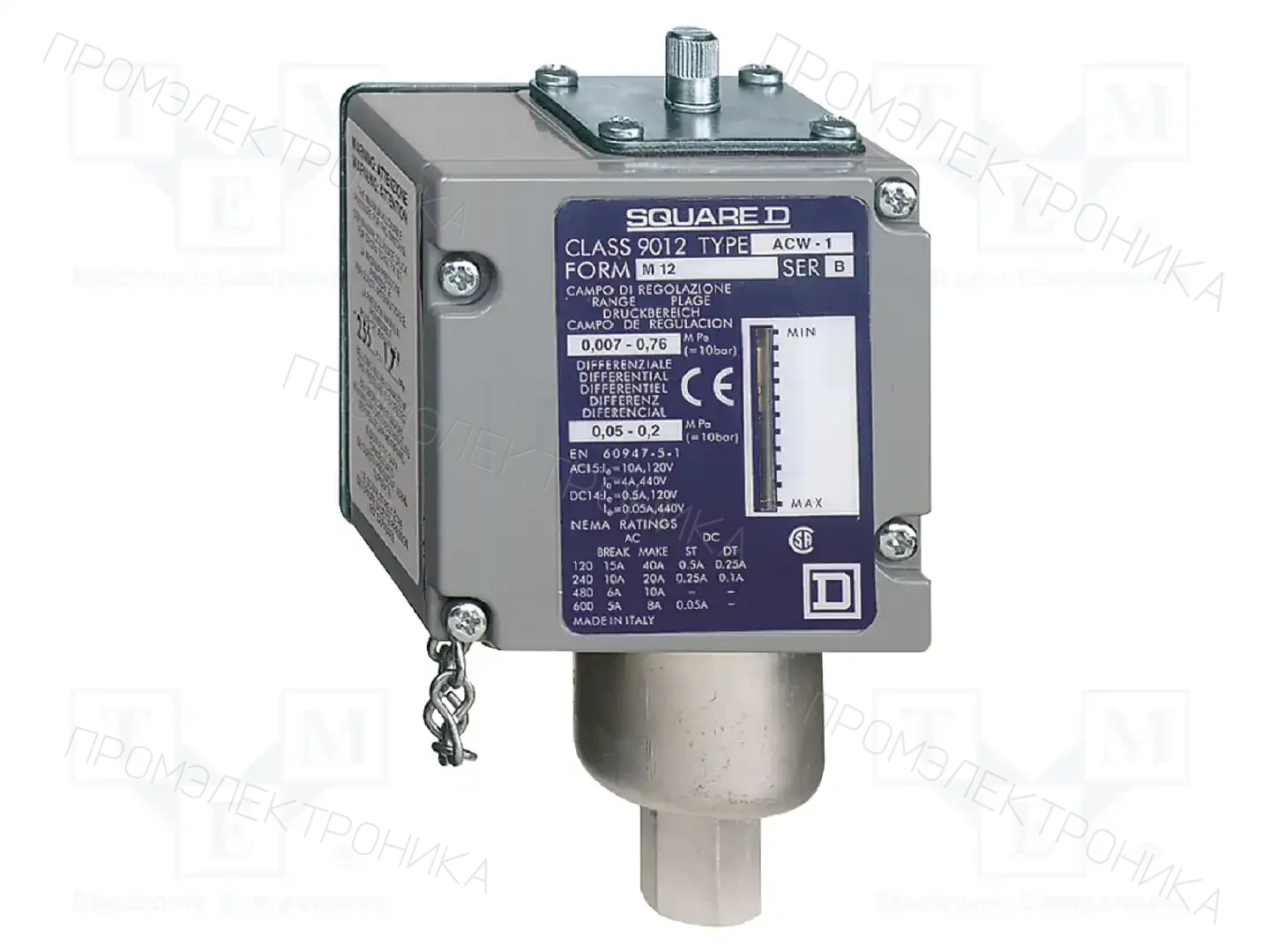 TELEMECANIQUE SENSORS ACW28M119012 — Прессостаты