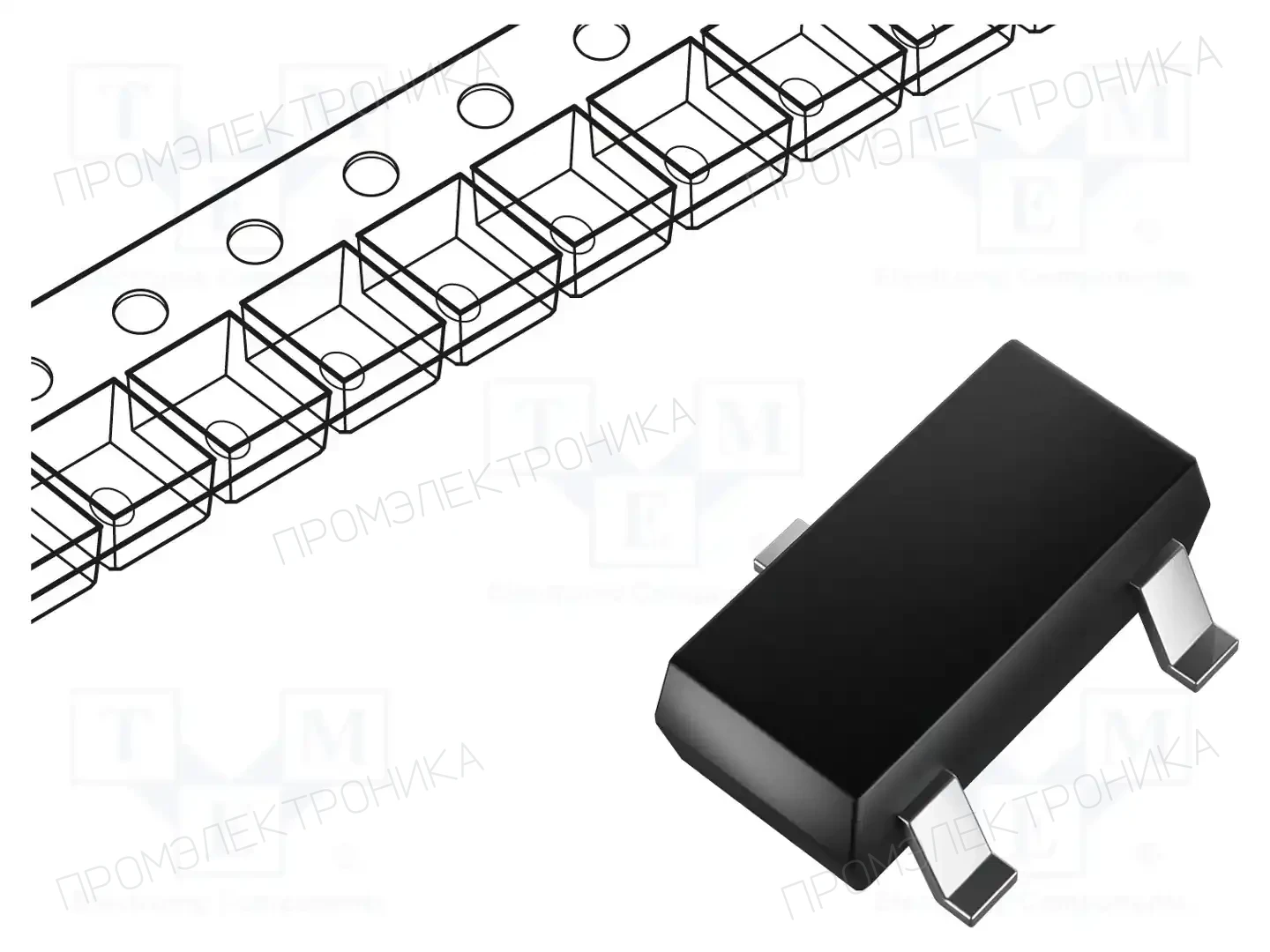 Texas Instruments REF3320AIDBZR — Источники напряжения отнесения-микросх