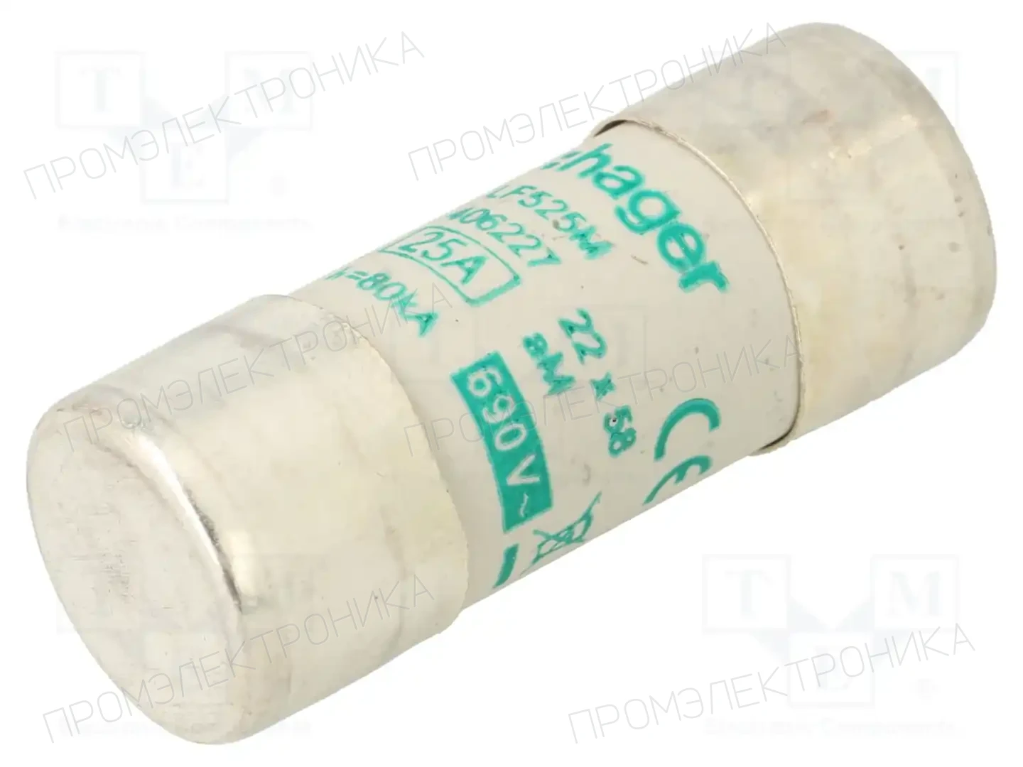 HAGER LF525M — Предохранители 22x58мм