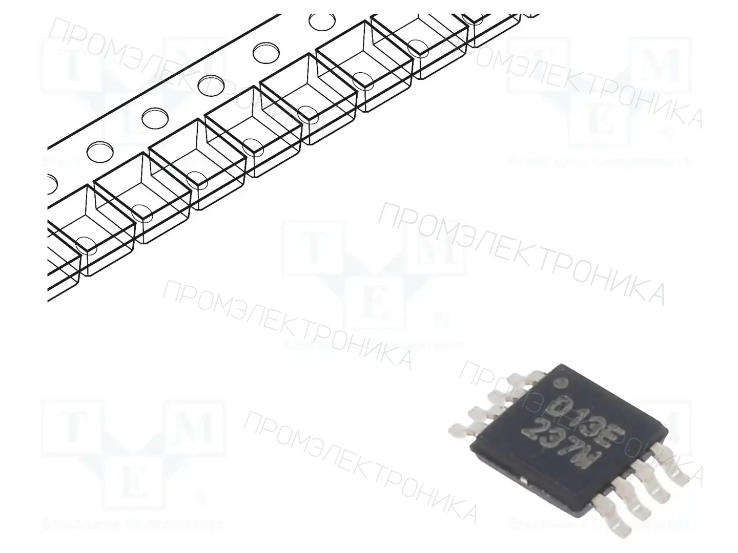 Texas Instruments DAC7513E/2K5 — Преобразователи D/A - микросхемы