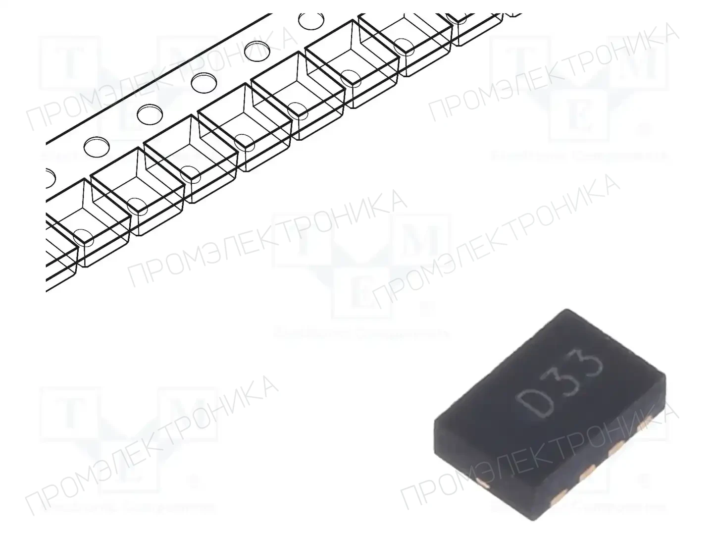 DIODES INCORPORATED ZXTD720MCTA — Транзисторы PNP SMD