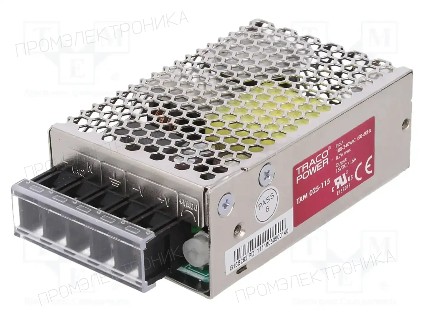 TRACO POWER TXM 025-115 — Блоки питания для встраивания