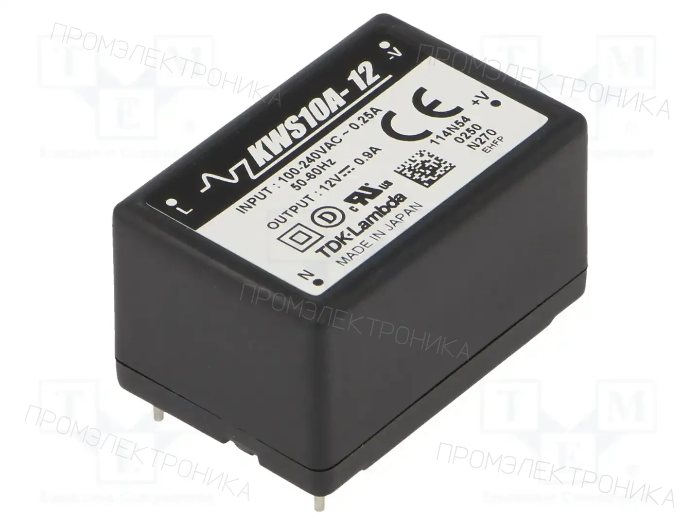 TDK-LAMBDA KWS10A-12 — Преобразователи AC/DC для PCB