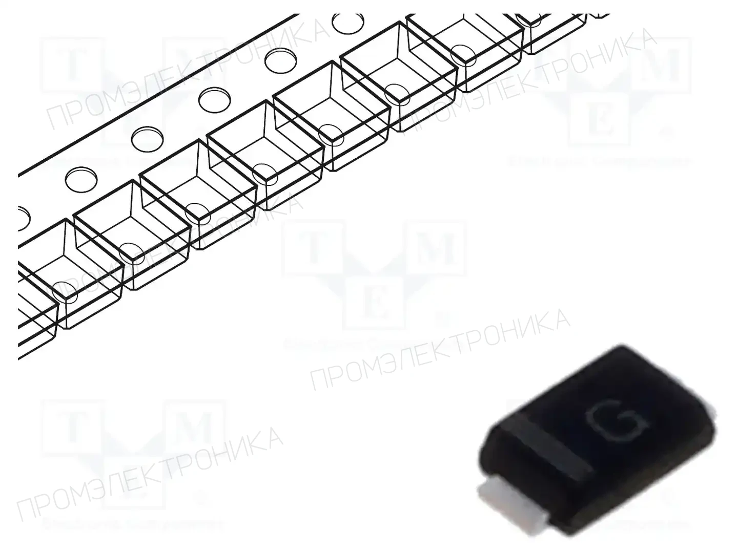 ROHM SEMICONDUCTOR RB160VAM-40TR — Диоды Шотки SMD
