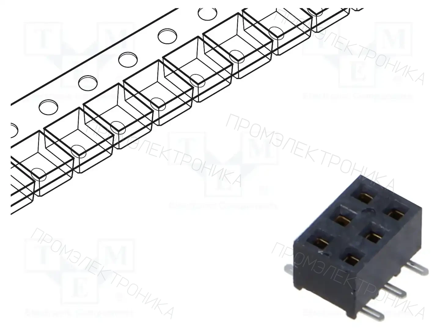 SAMTEC SMM-103-02-S-D-K-TR — Разъeмы пластина - пластина