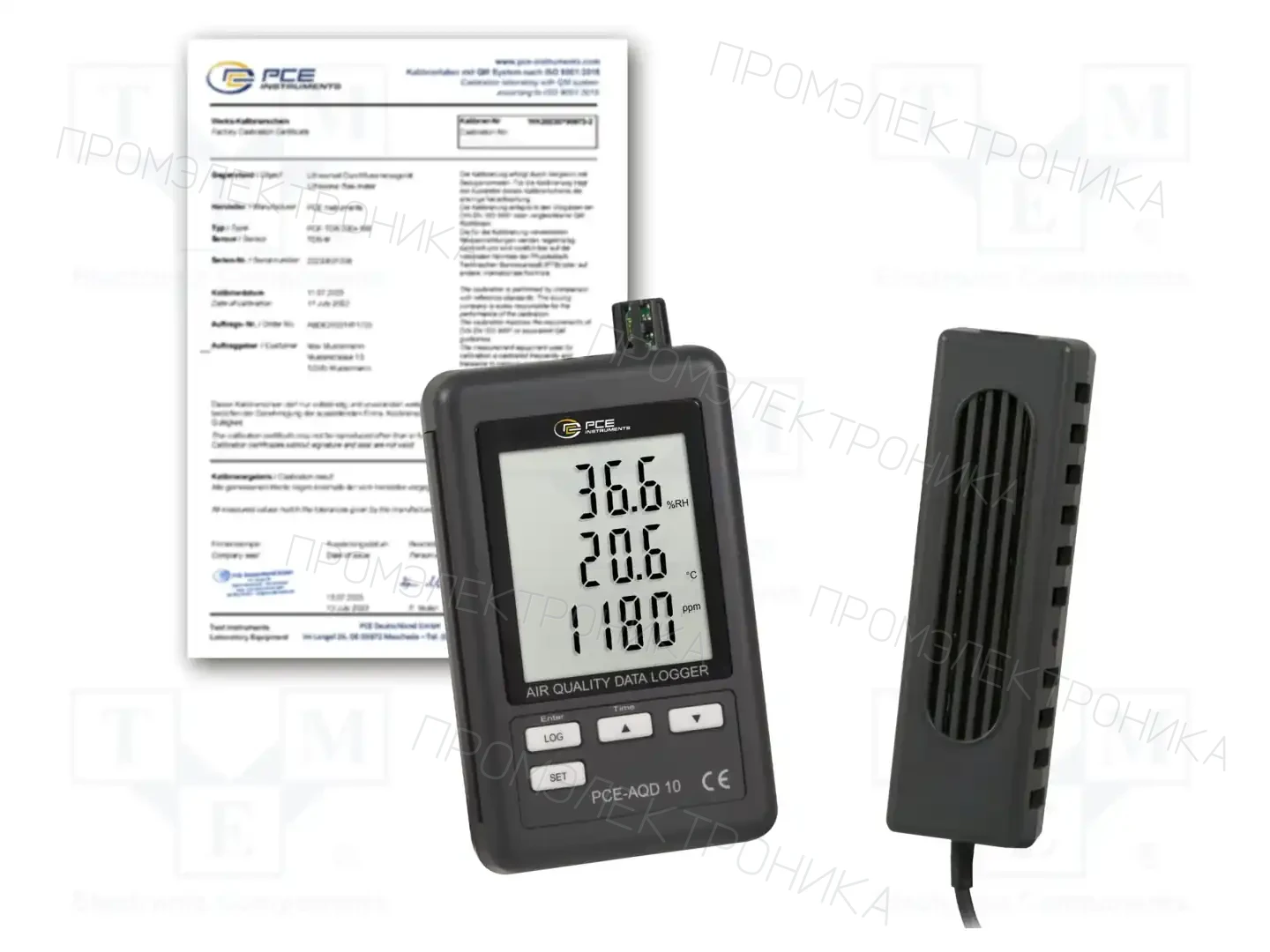 PCE INSTRUMENTS PCE-AQD 10-ICA — Измерители и регистраторы газов