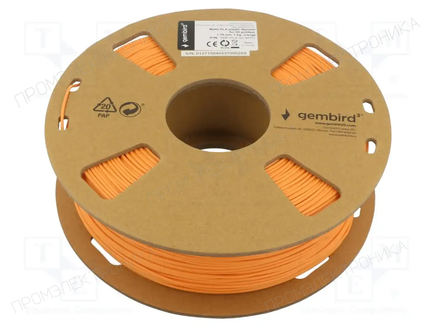 GEMBIRD 3DP-PLA-01-MTO — Принтеры 3D и аксессуары