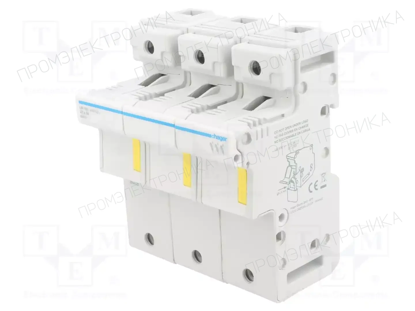 HAGER LR703 — Гнезда предохранительные на DIN-рейку