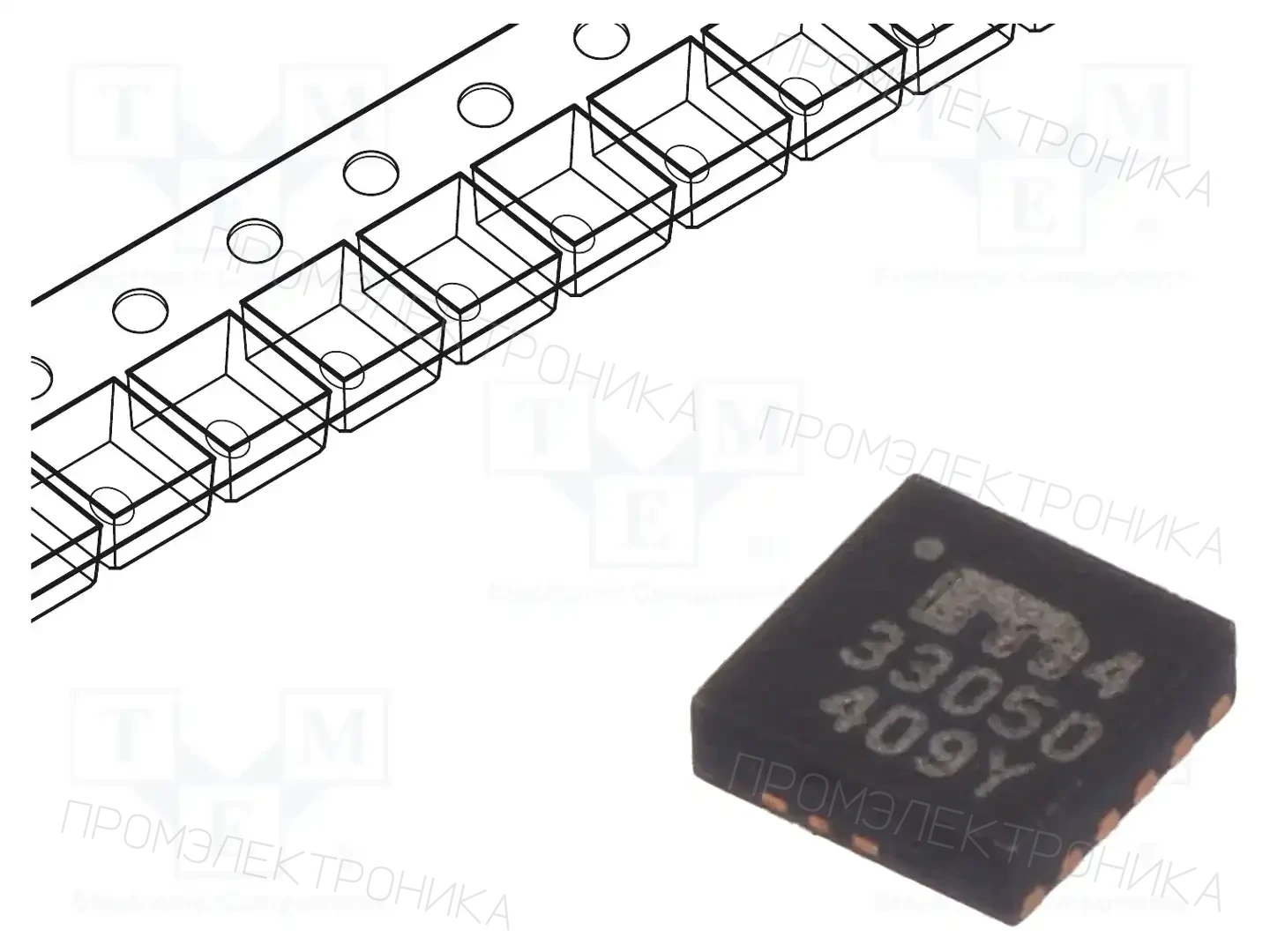 Microchip Technology MIC33050-4YHL-TR — Регуляторы напряжения - микросхемы DC/DC