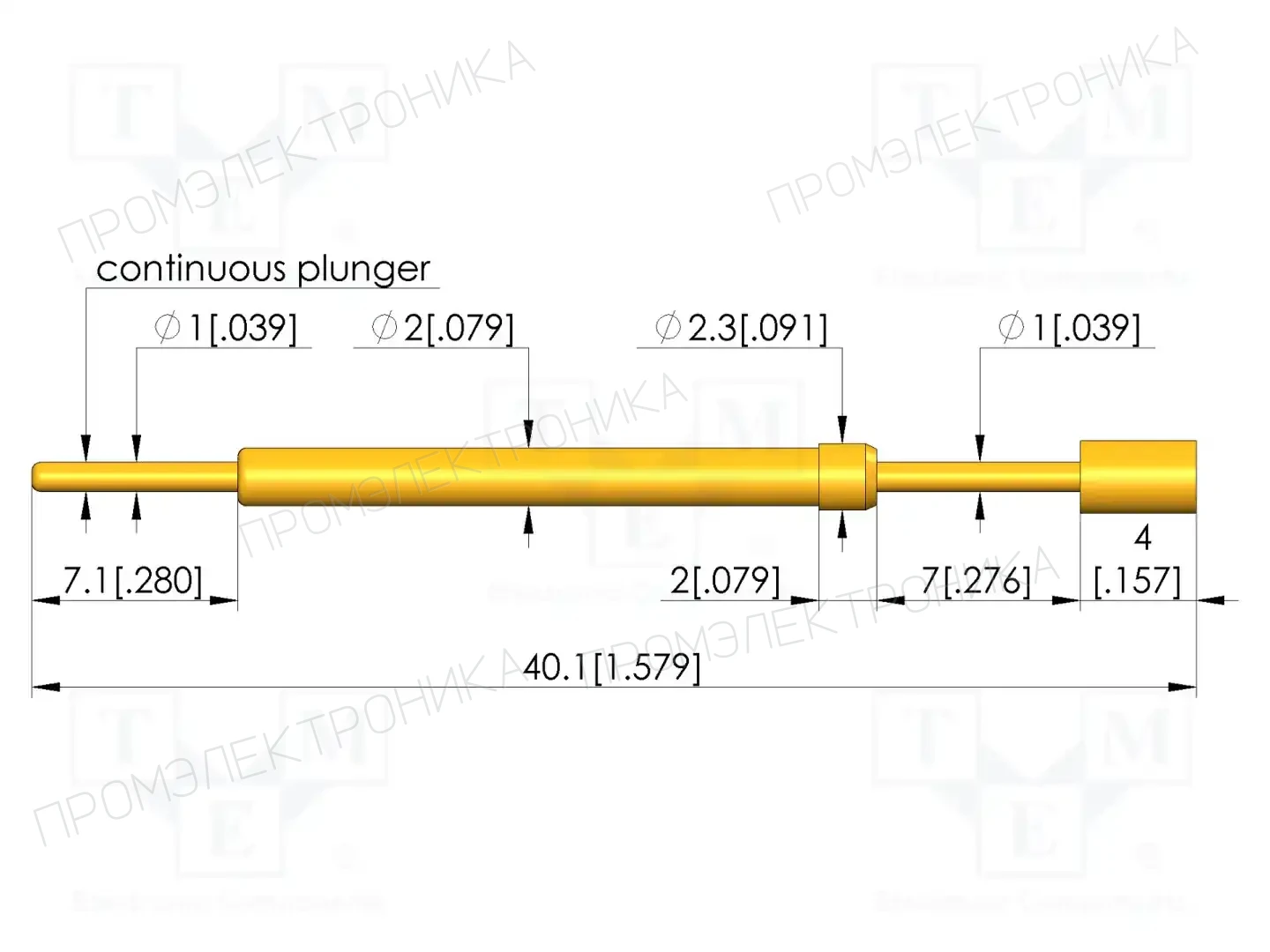 INGUN GKS-502 353 250 A 1502 — Измерительные щупы
