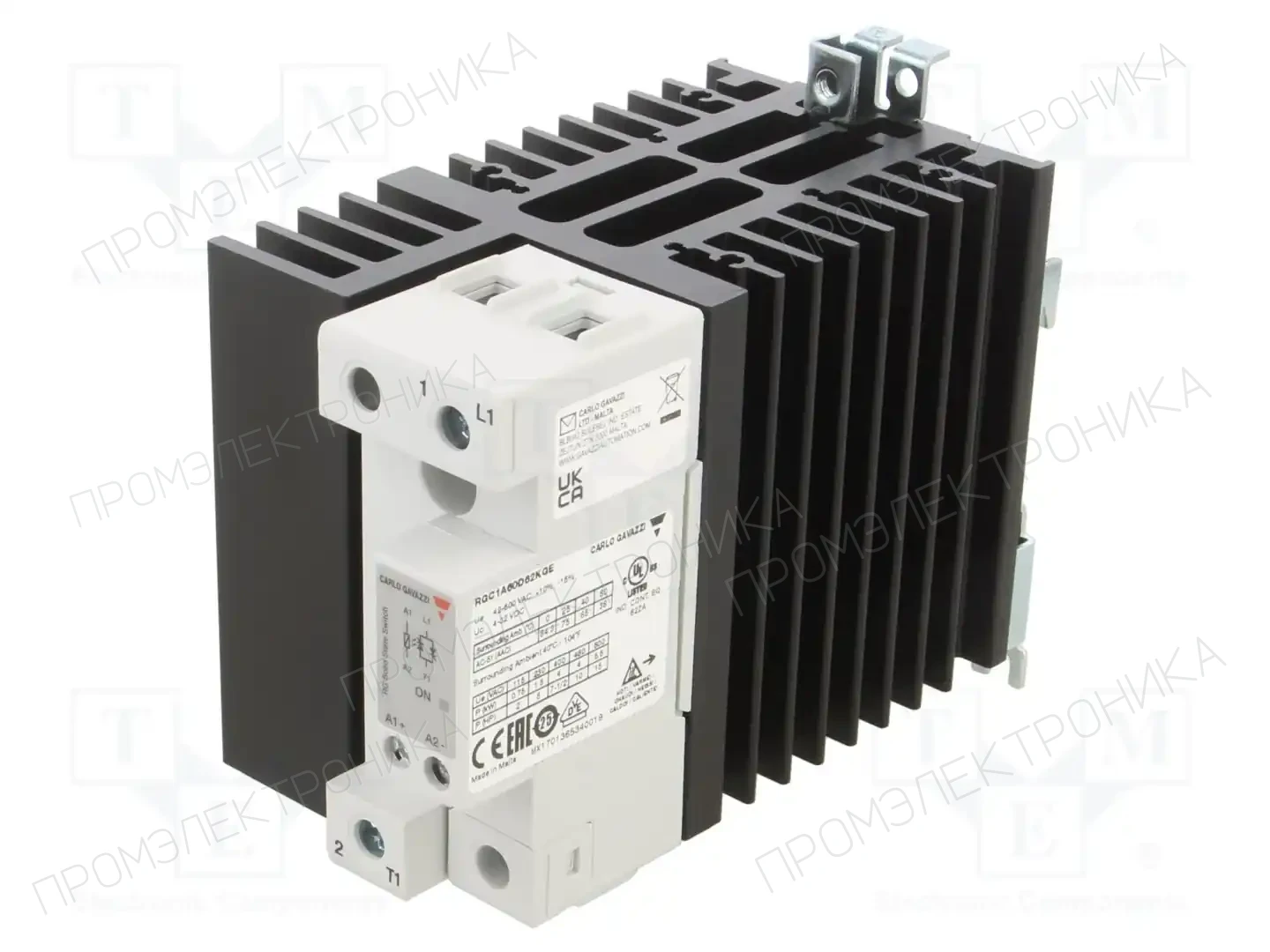 CARLO GAVAZZI RGC1A60D62KGE — Реле SSR однофазные
