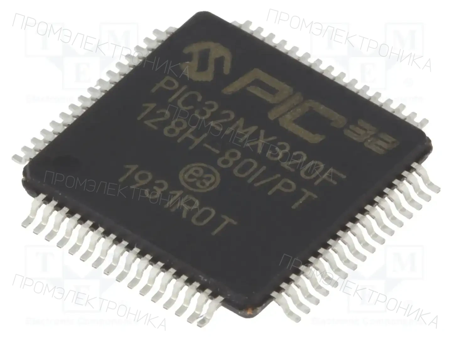 Microchip Technology PIC32MX320F128H-80I/PT — Линейка PIC32 32-bit