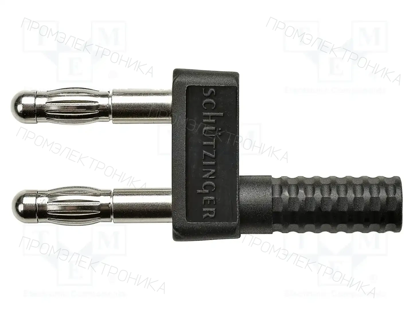 SCHÜTZINGER KURZ 8454 / 11-4 IG MB / NI / SW — Вилки банановые 4мм