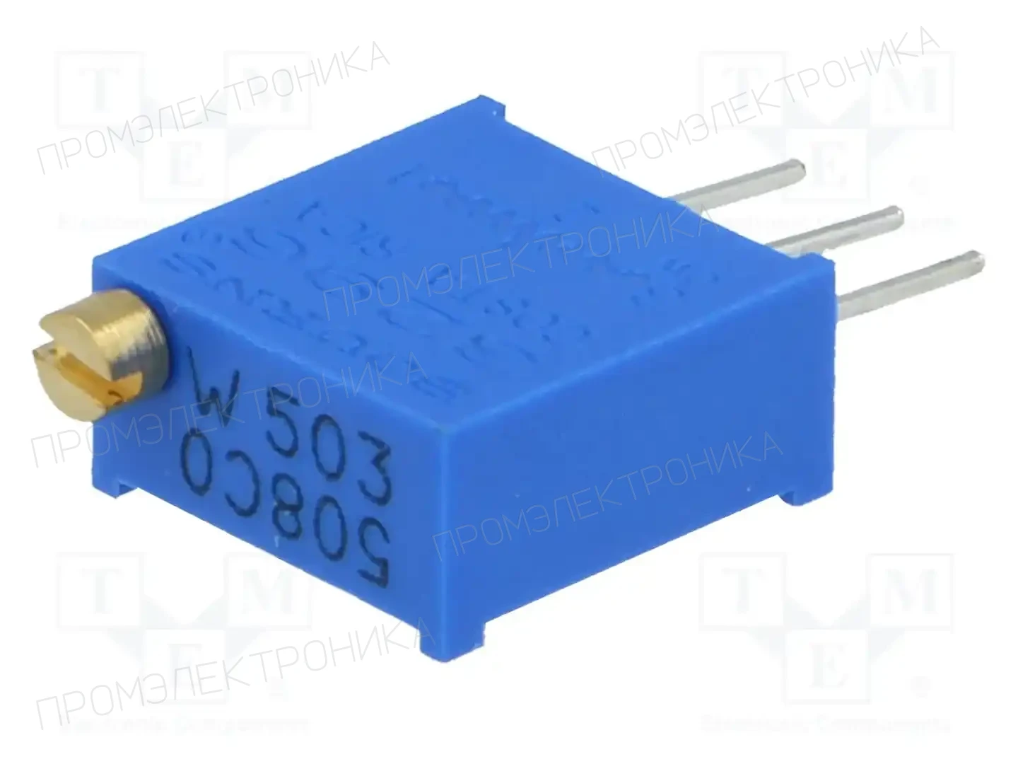 BOURNS 3296W-1-503LF — Потенциометры THT многооборотные 3/8 дм