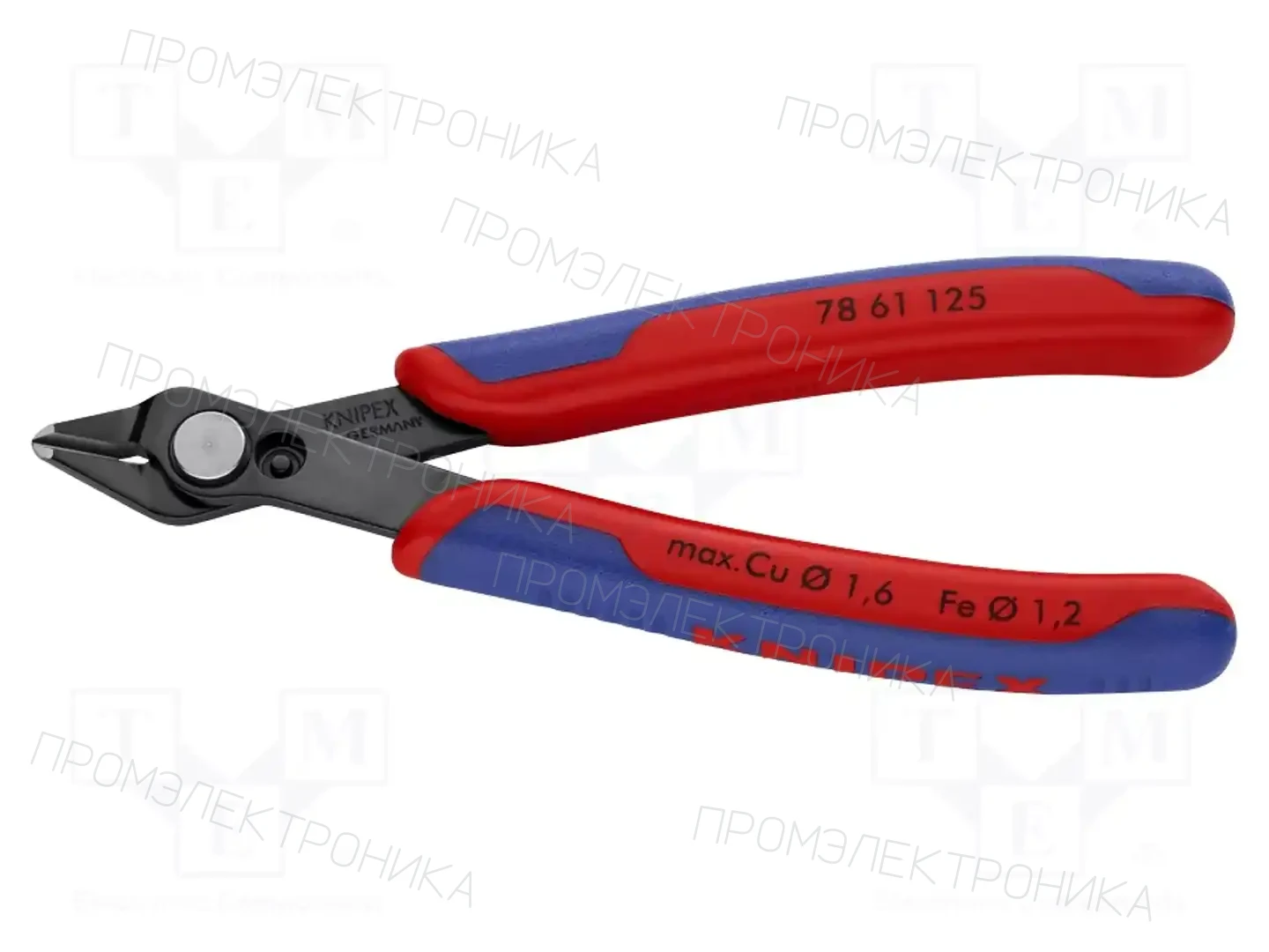 KNIPEX 78 61 125 — Клещи-кусачки для резки