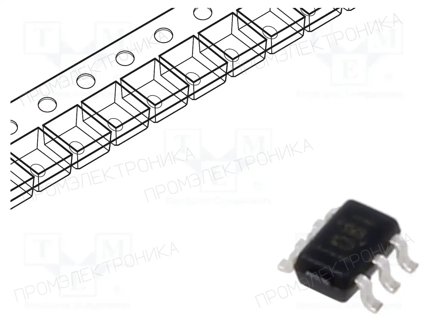 Texas Instruments INA199A3DCKR — Операционные усилители SMD