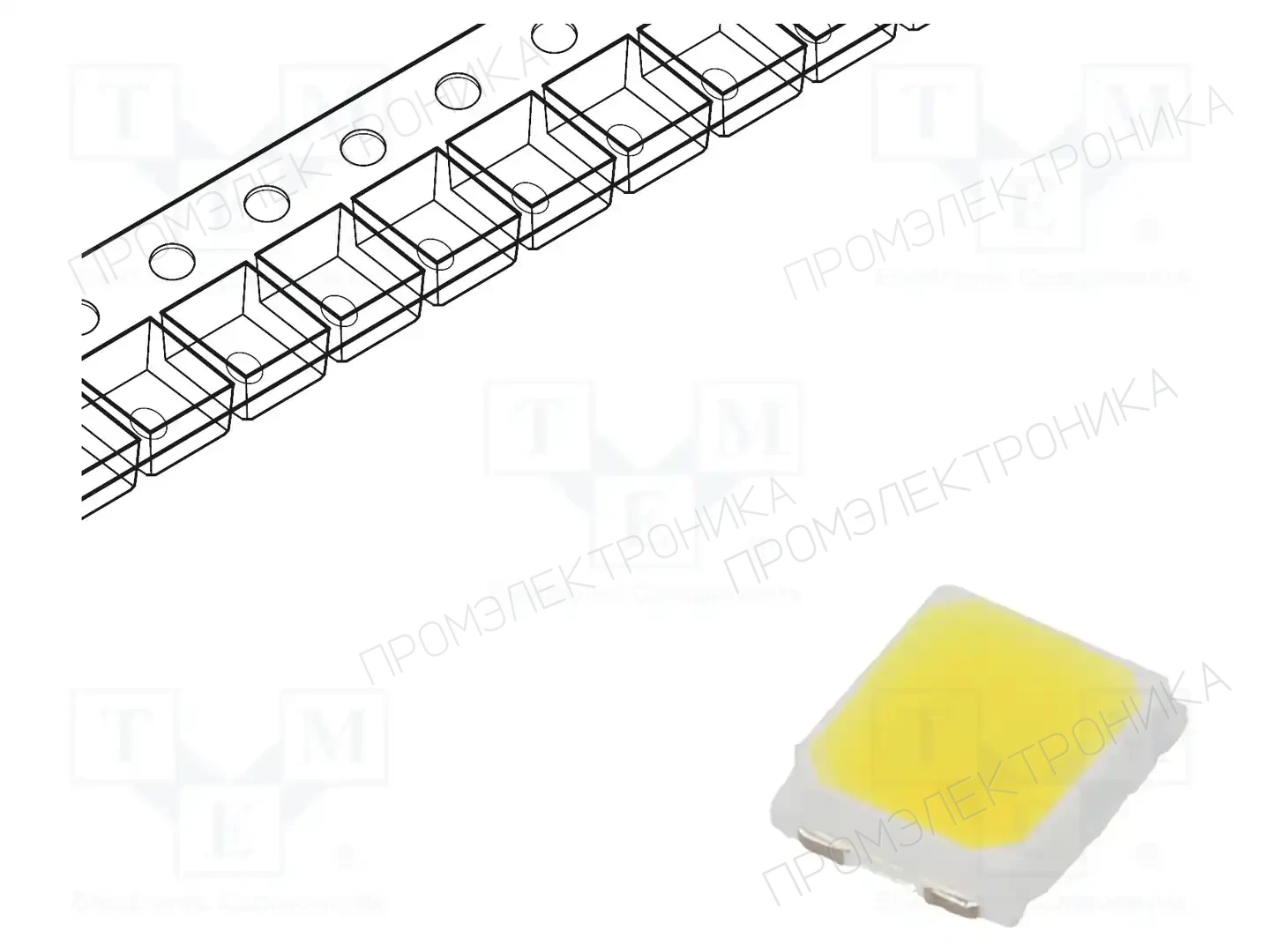 BRIDGELUX BXFN-30G-21L-3C4-00-0-3 — Светодиоды SMD белые