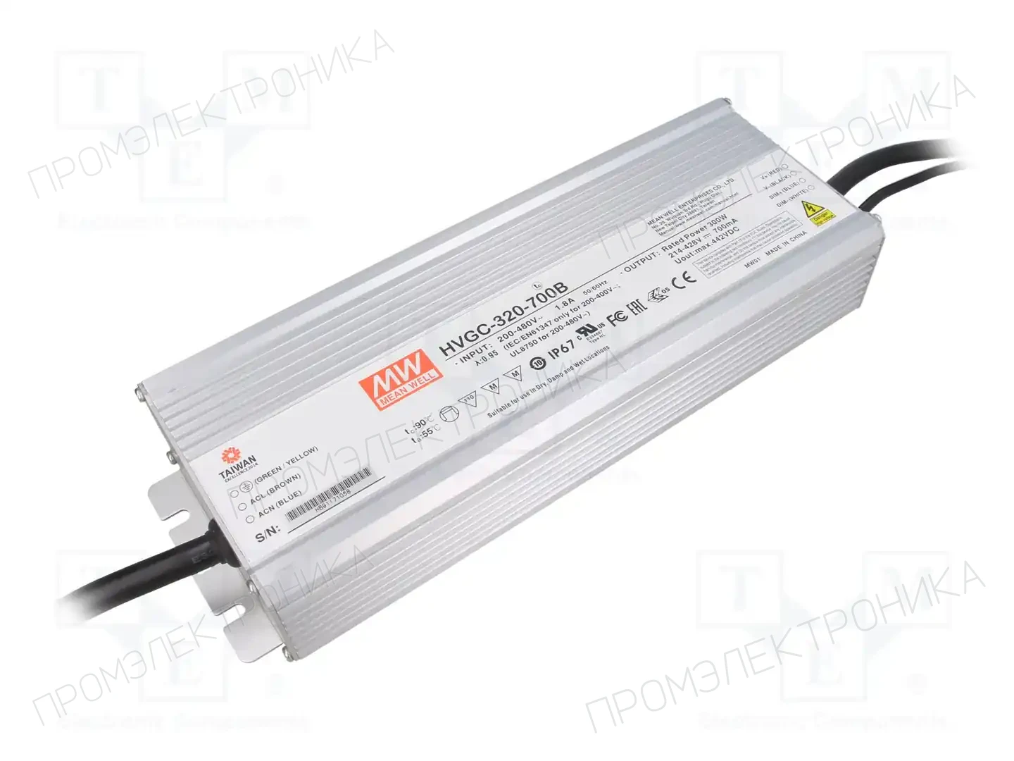 MEAN WELL HVGC-320-700B — Блоки питания для LED