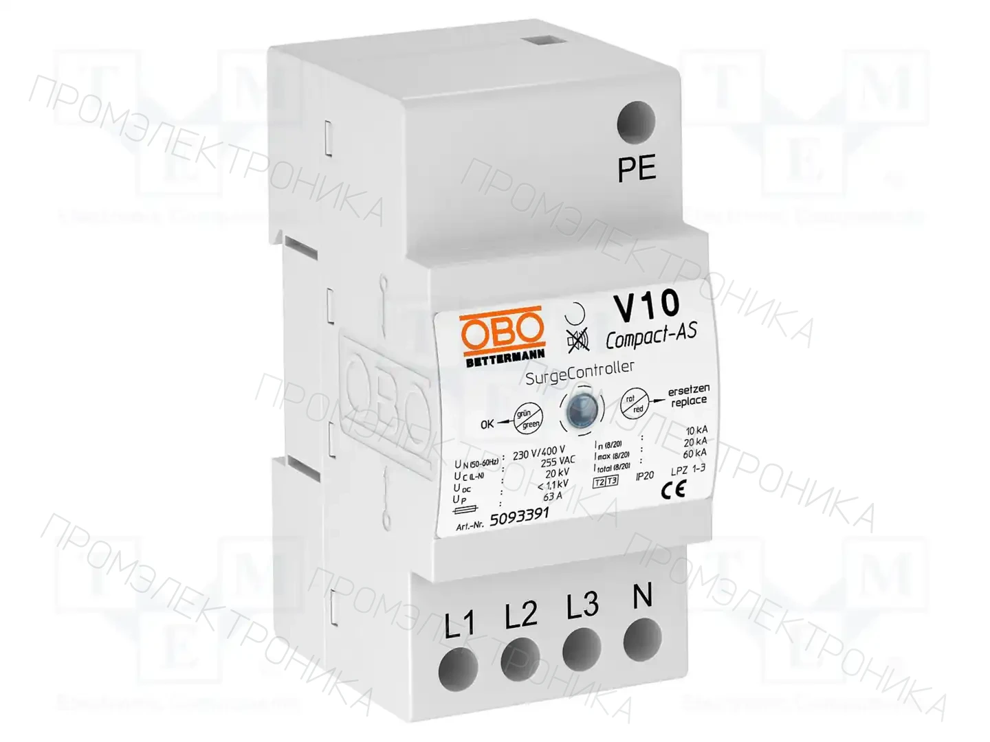 OBO BETTERMANN V10 COMPACT-AS — Ограничители перенапряжения