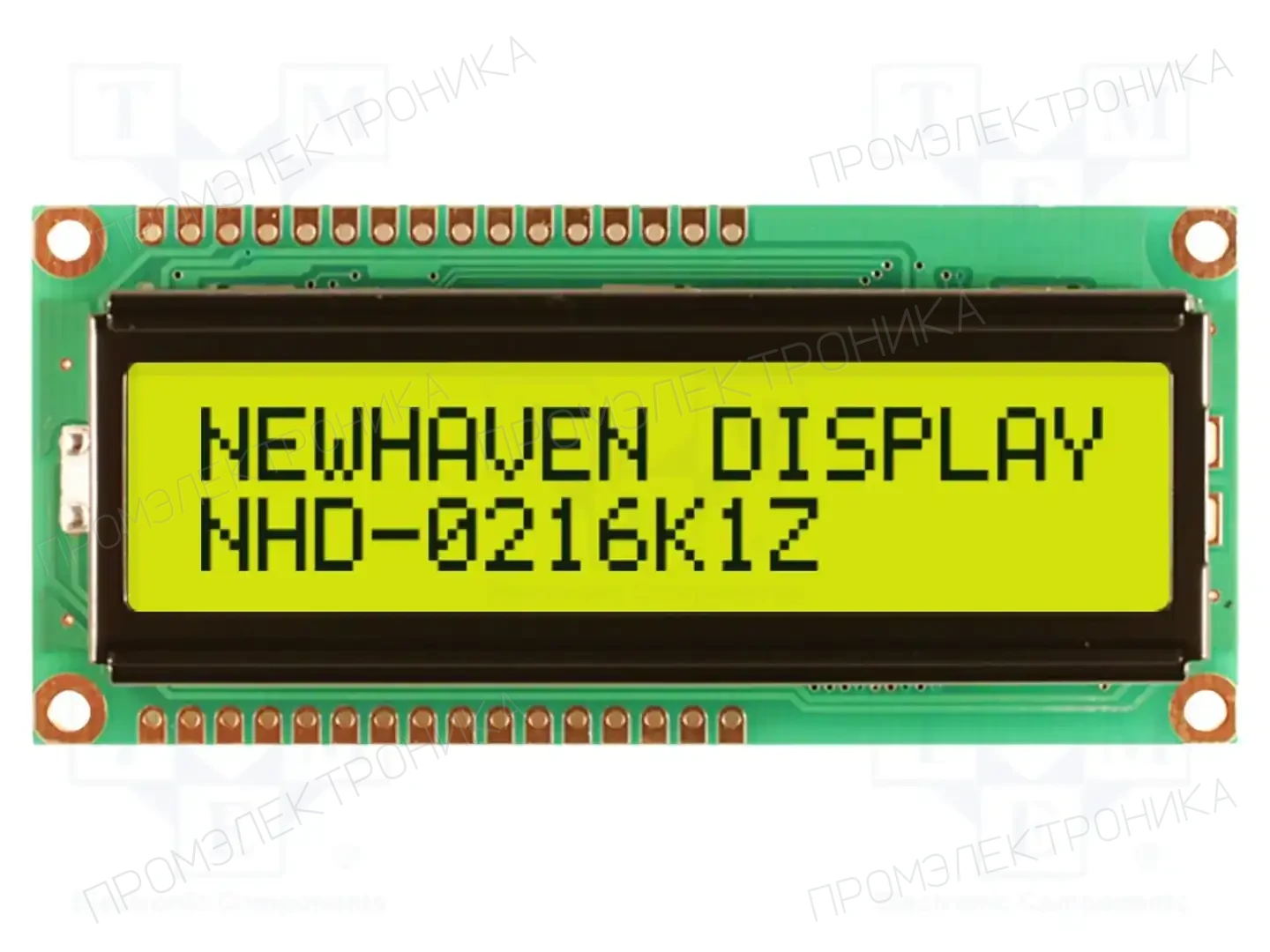 NEWHAVEN DISPLAY INTERNATIONAL NHD-0216K1Z-FL-YBW — Дисплеи LCD буквенно-цифровые