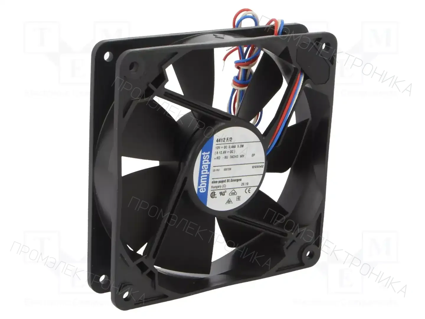 EBM-PAPST 4412 F/2 — Вентиляторы DC 12V