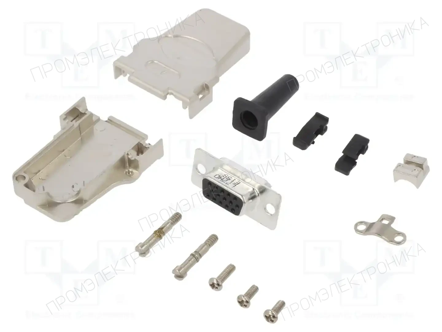 AMPHENOL COMMUNICATIONS SOLUTIONS L17D45ZF09-RG+L77HDE15S — Комплектные штекеры D-Sub