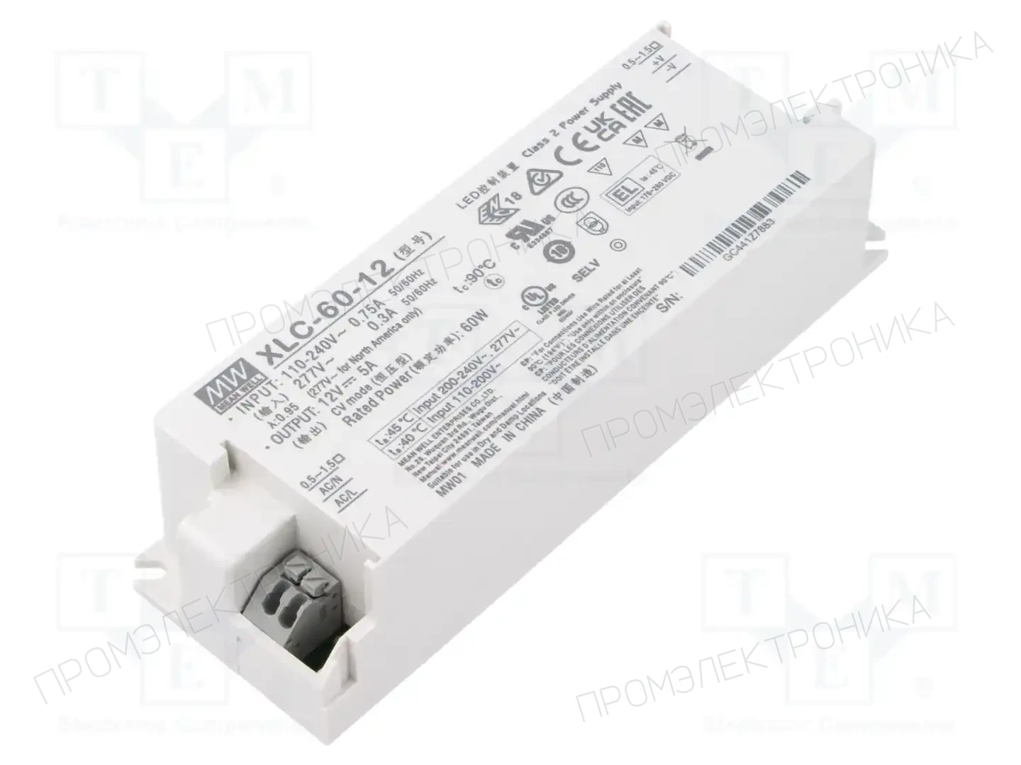 MEAN WELL XLC-60-12 — Блоки питания для LED