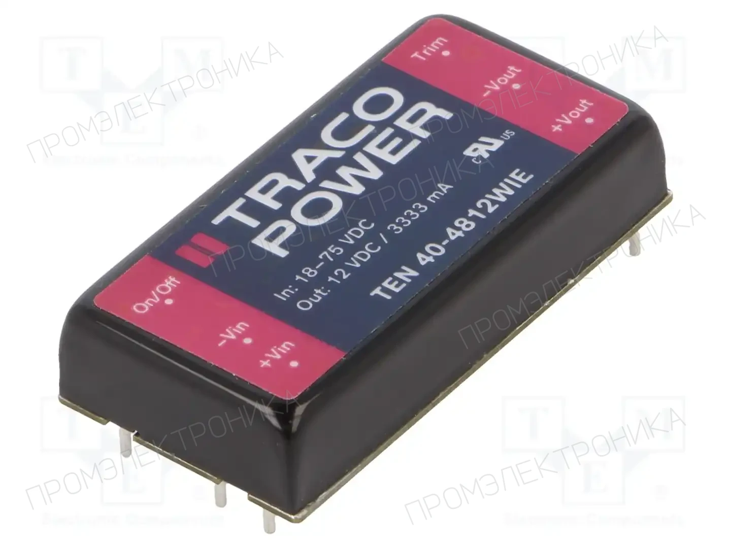 TRACO POWER TEN 40-4812WIE — Преобразователи DC/DC