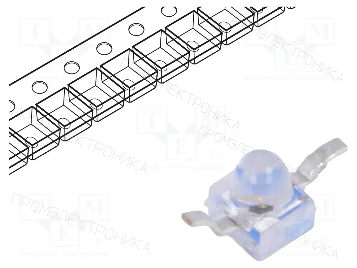 BROADCOM (AVAGO) HLMP-Q105-P0031 — Светодиоды SMD цветные
