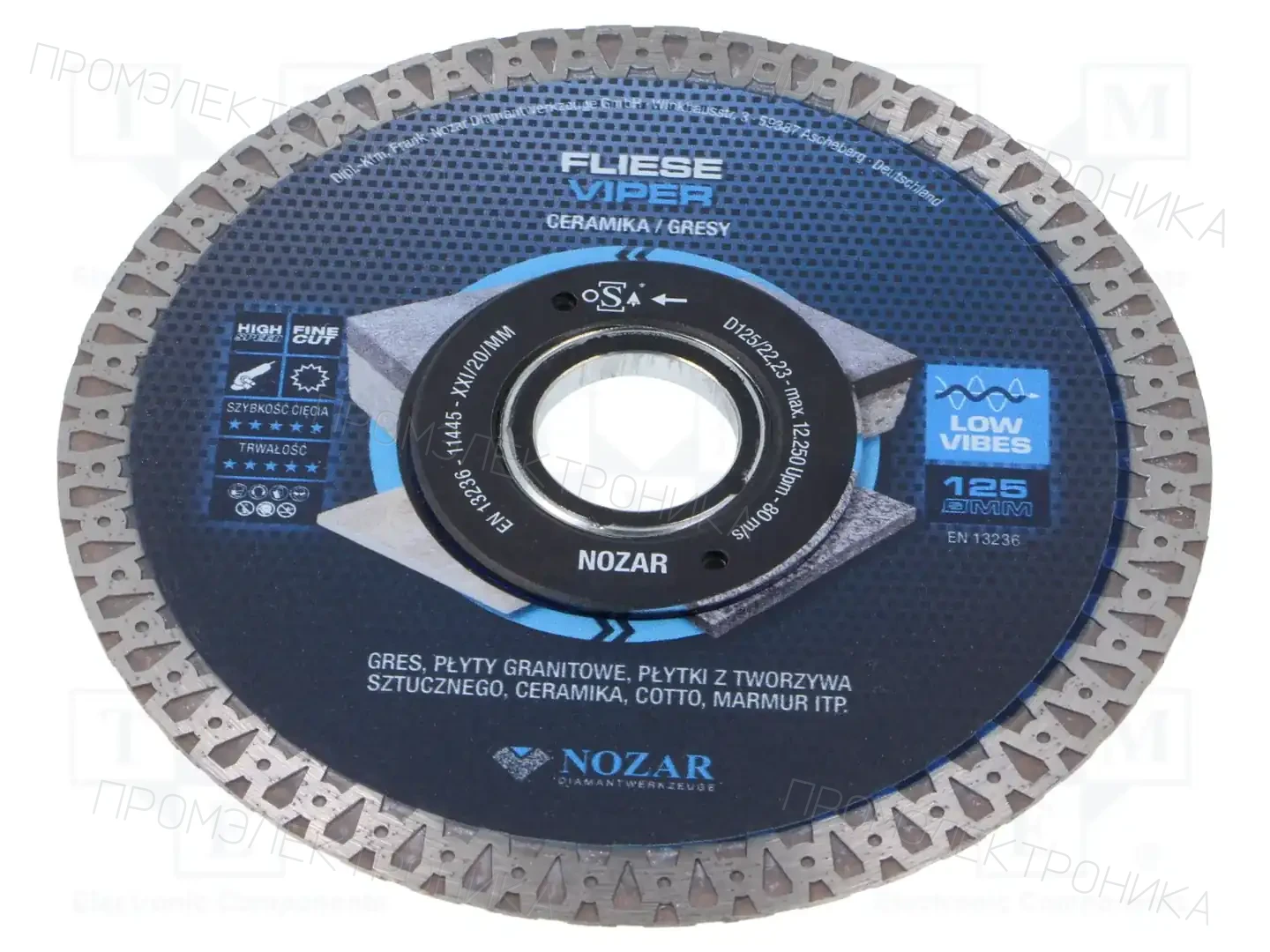 NOZAR DIAMANTWERKZEUGE PL6700301 — Диски для резки и шлифовки