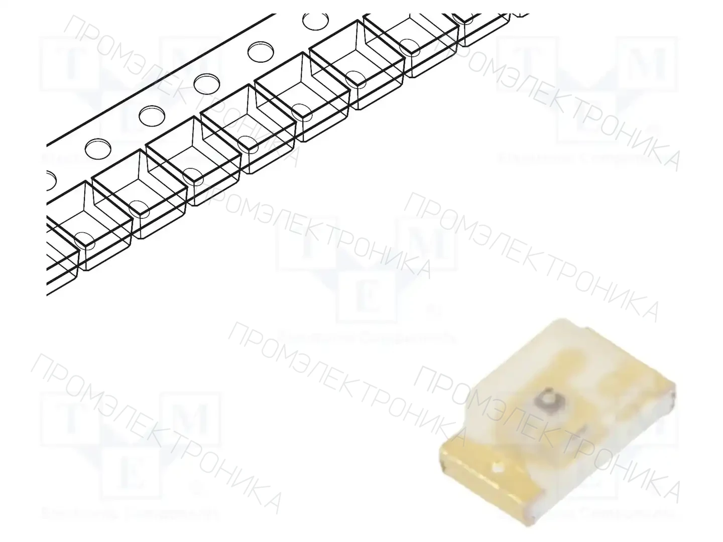 EVERLIGHT 19-213/R6C-AP1Q2B/5T — Светодиоды SMD цветные