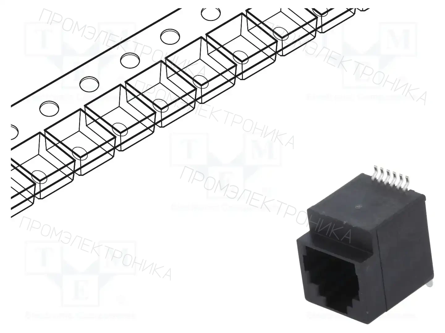 ENCITECH RJJU-66-141-E1V-083 — Разъeмы RJ