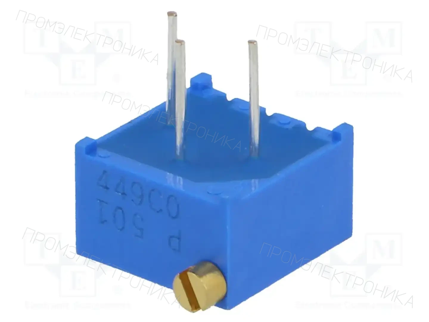 BOURNS 3299P-1-501LF — Потенциометры THT многооборотные 3/8 дм