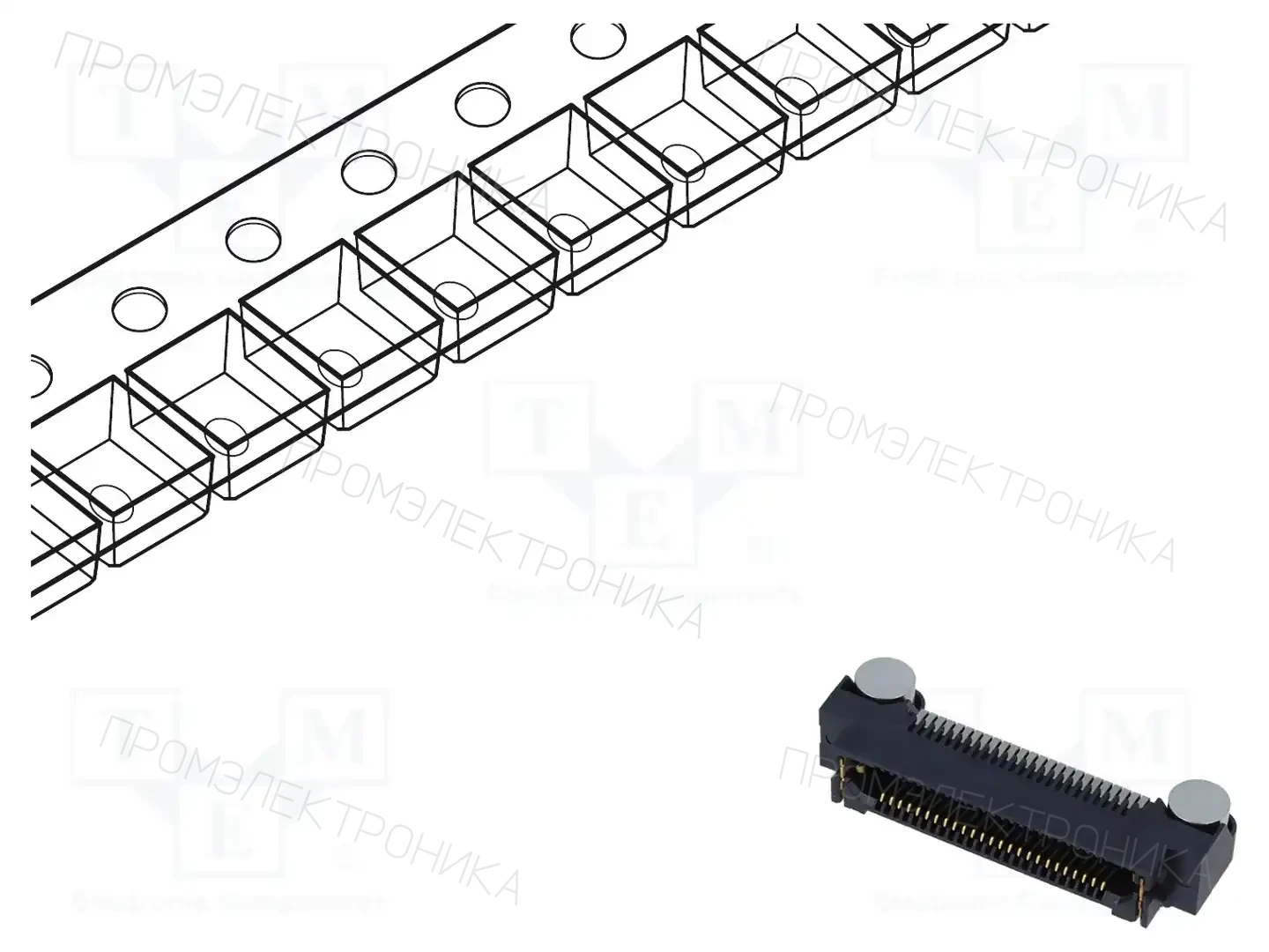 SAMTEC ERF8-025-01-L-D-RA-L-TR — Разъeмы пластина - пластина