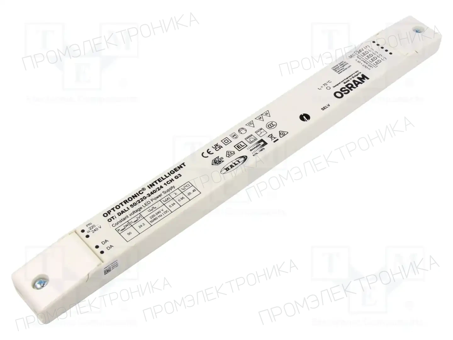 ams OSRAM OTI DALI 50/220-240/24 1CH 3 — Блоки питания для LED