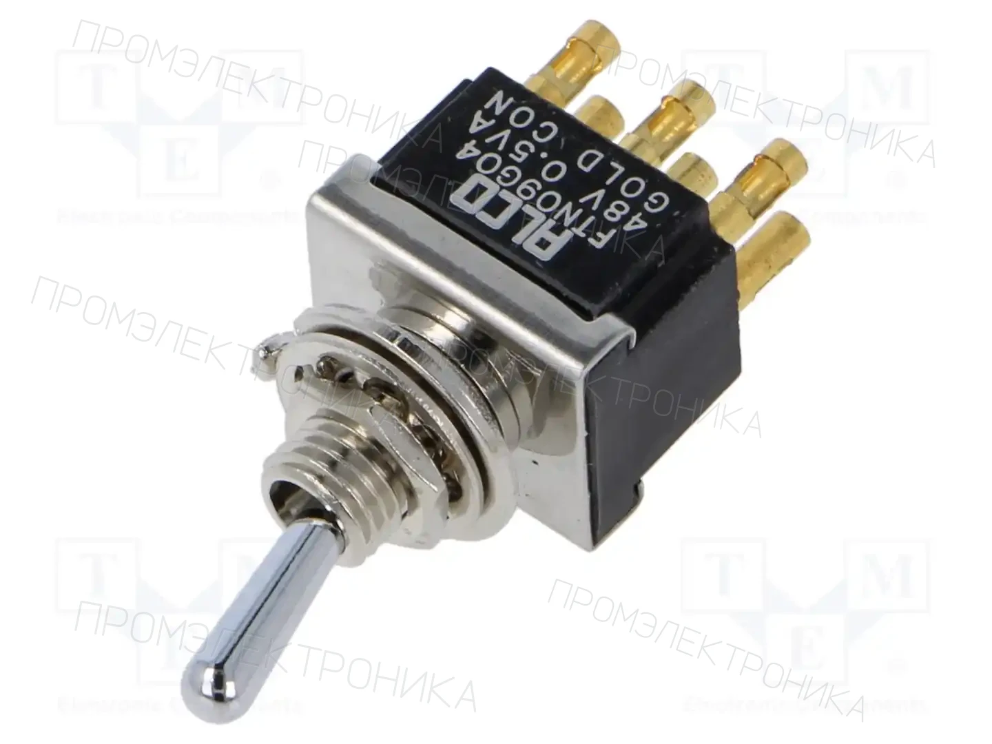 TE Connectivity 6-6437630-8 — Переключатели рычажные