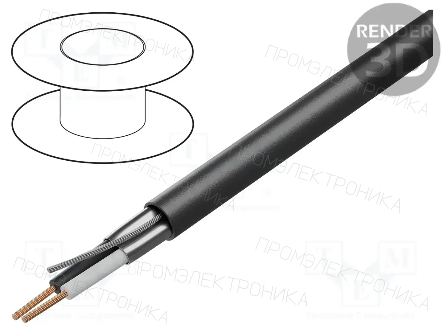 BELDEN 1032A 0101000 — Провода многожильные экранированные