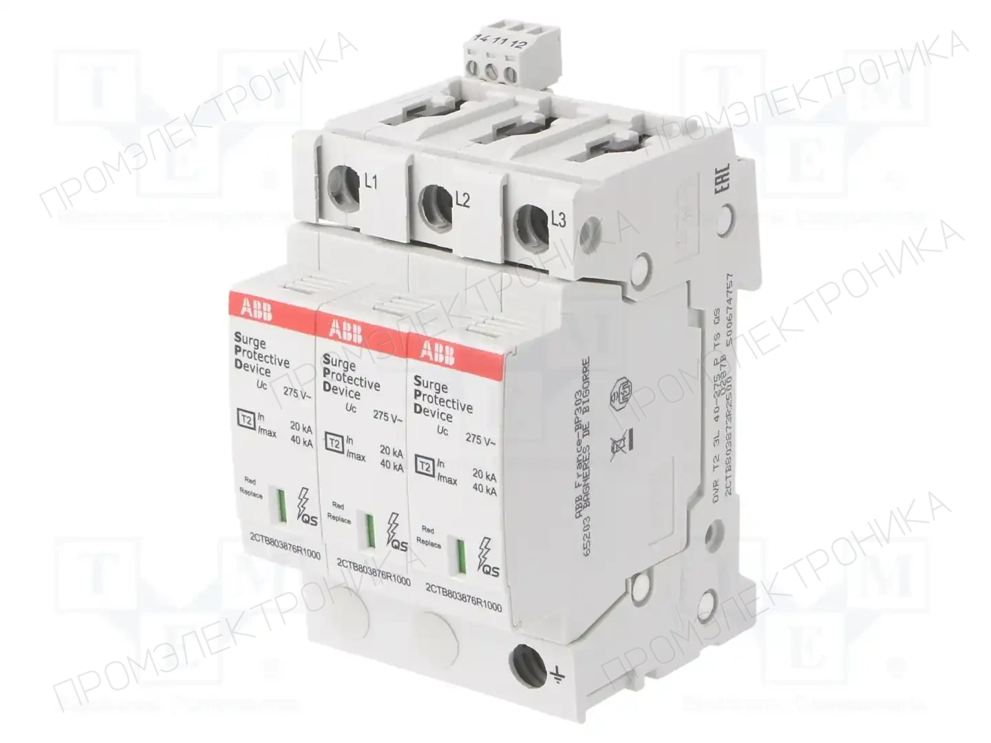ABB OVR T2 3L 40-275 P TS QS — Ограничители перенапряжения