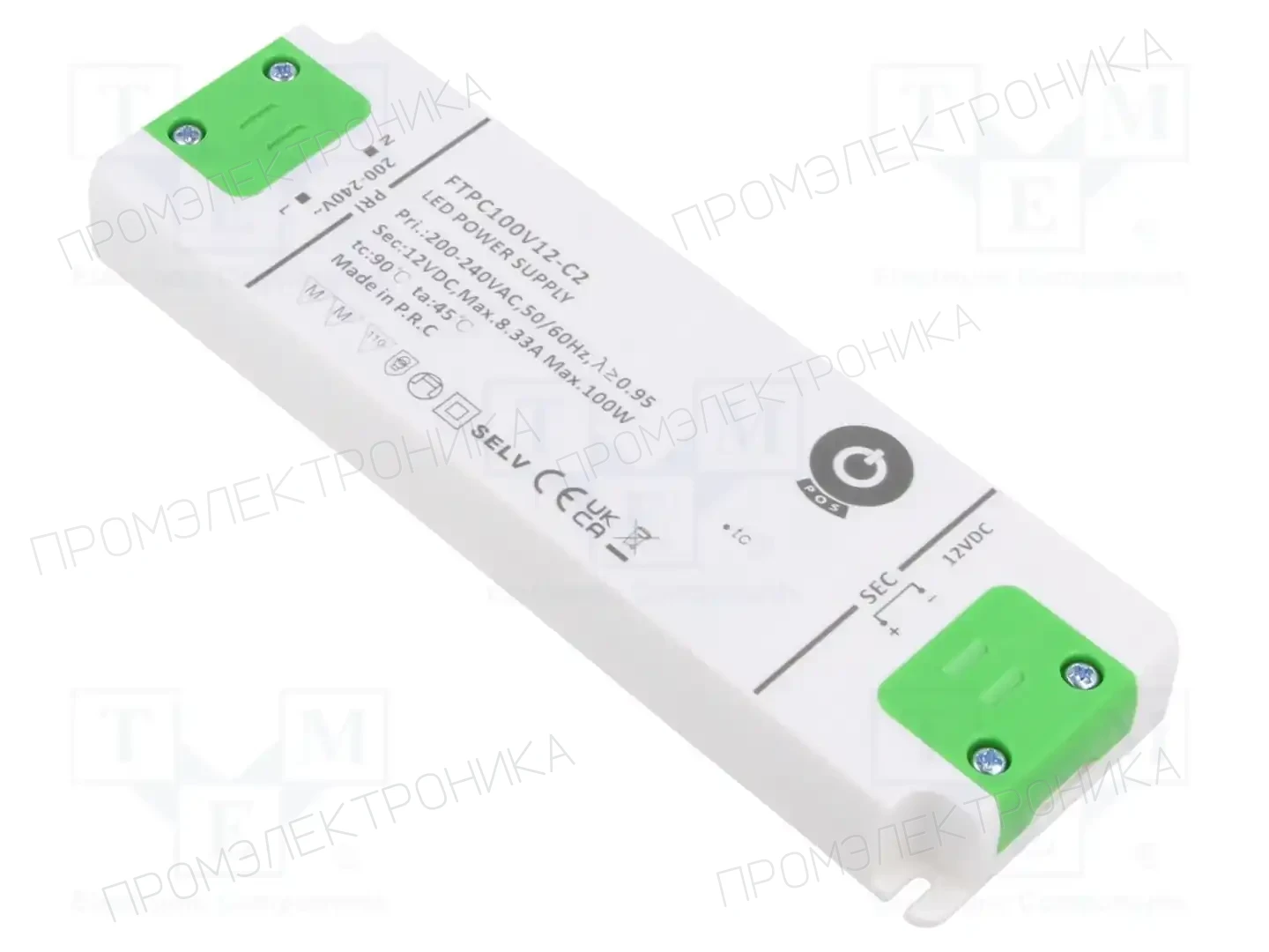 POS FTPC100V12-C2 — Блоки питания для LED