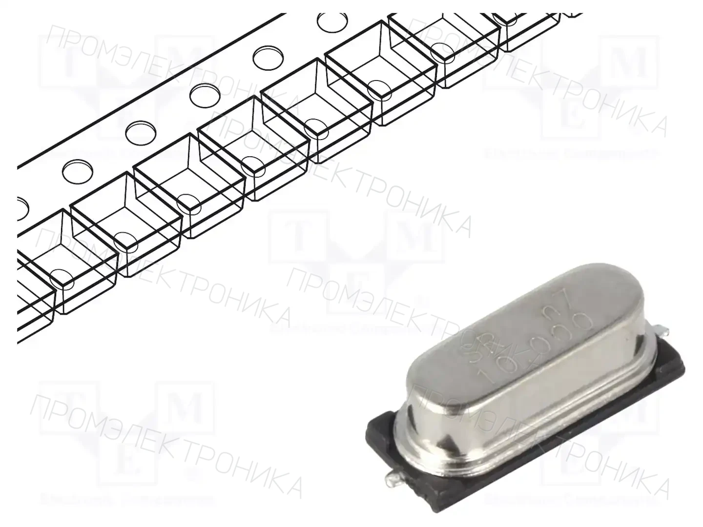 SR PASSIVES 10M-49SMD-SR — Резонаторы и генераторы