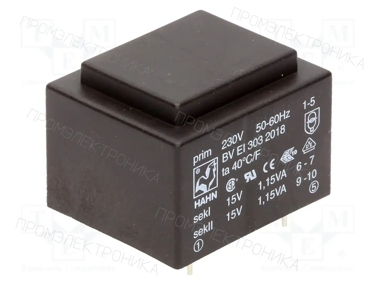 HAHN BV EI 303 2018 — Трансформаторы PCB
